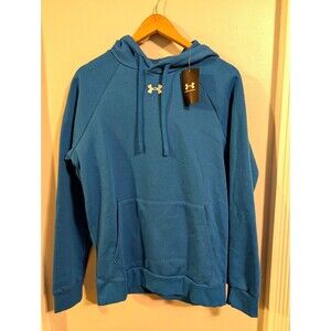 Under Armour Men's Rival Fleece Hoodie Blue Size Small NWT